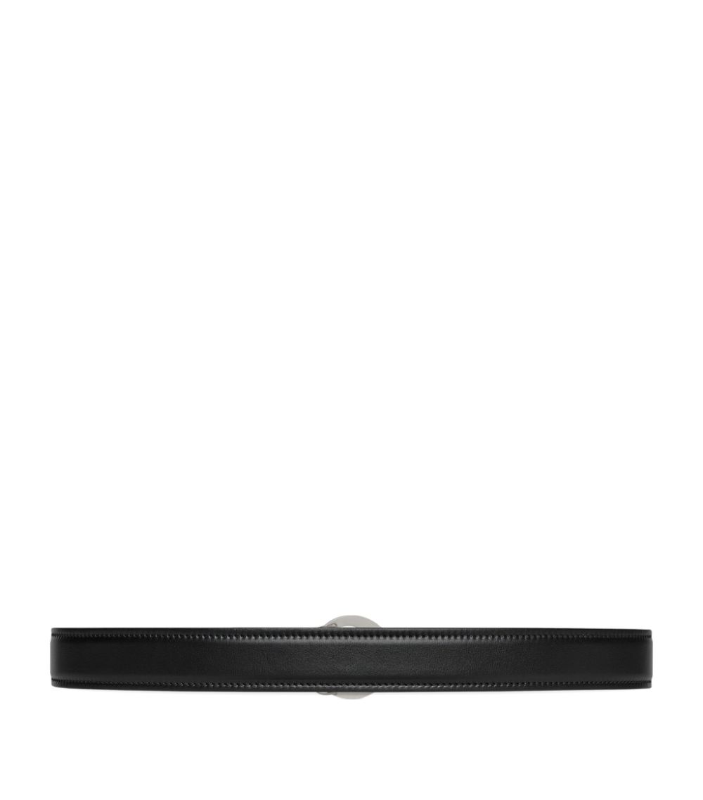 Gucci Gucci Leather Interlocking G Belt