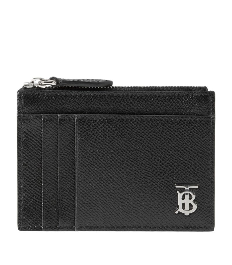 Burberry Burberry Leather Tb Monogram Zipped Card Holder