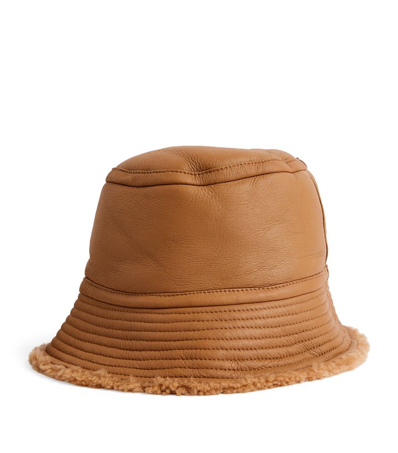 Yves Salomon Yves Salomon Merino-Lambskin Bucket Hat