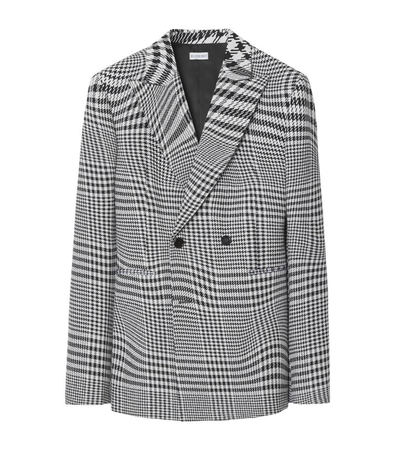 Burberry Burberry X Harrods Exclusive Wool Warped Houndstooth Jacket