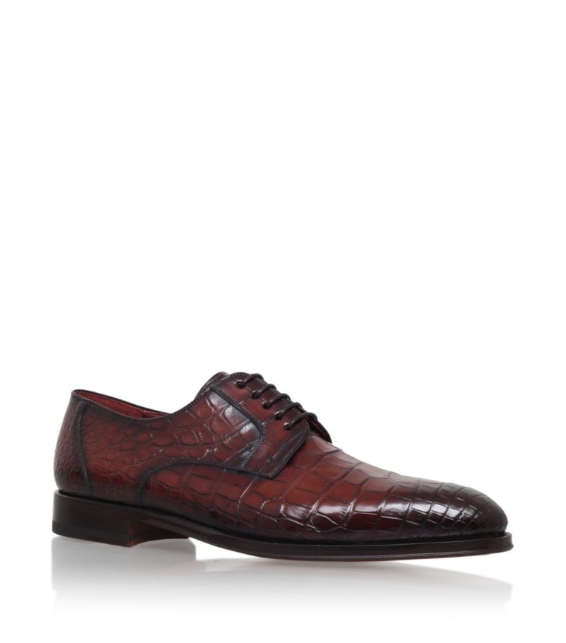 Magnanni Magnanni Crocodile Derby Shoes