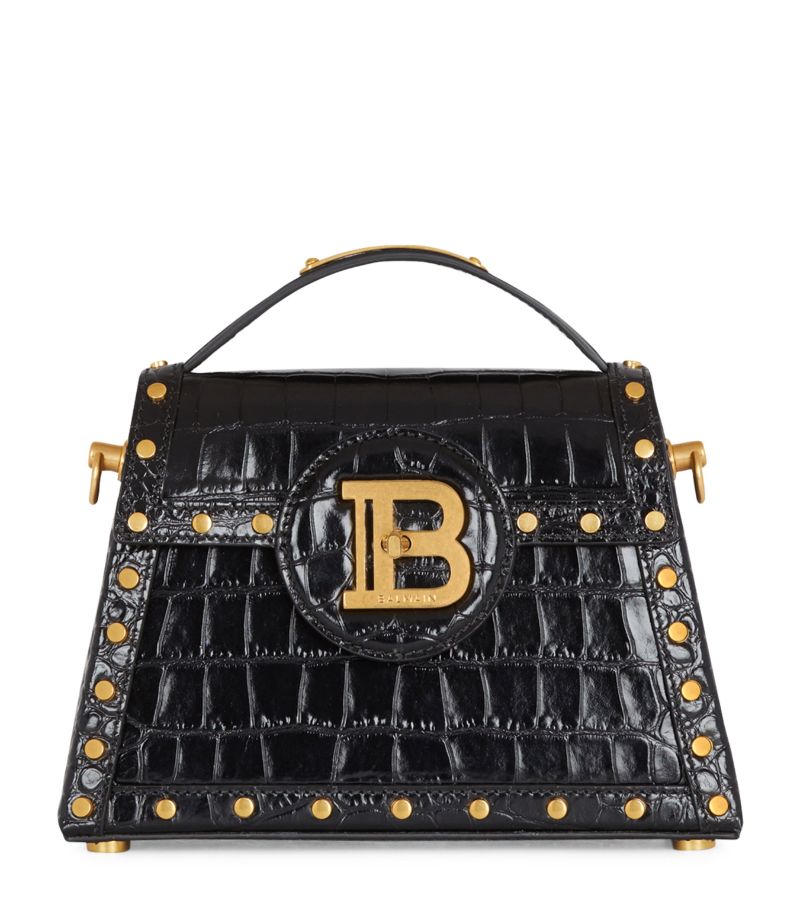 Balmain Balmain Leather B-Buzz Dynasty Top-Handle Bag