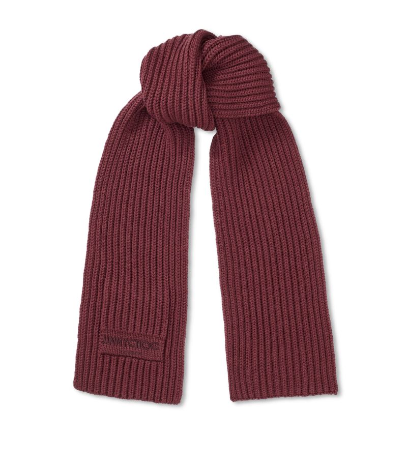 Jimmy Choo Jimmy Choo Virgin Wool Yukiko Scarf