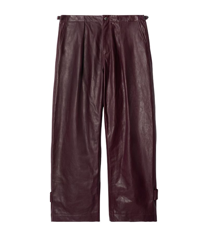 Burberry Burberry Leather Trousers