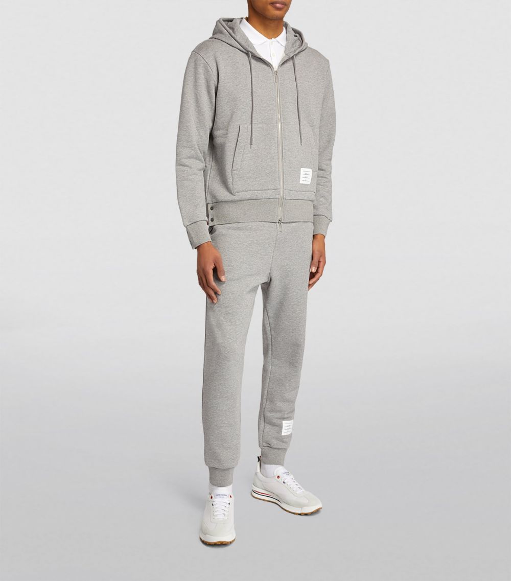 Thom Browne Thom Browne Tricolour Stripe Zip-Up Hoodie