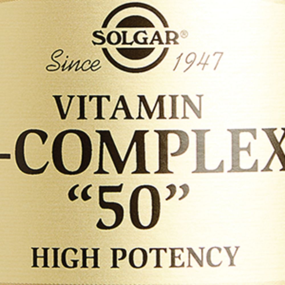 Solgar Solgar Vitamin B-Complex "50" High Potency (100 Capsules)