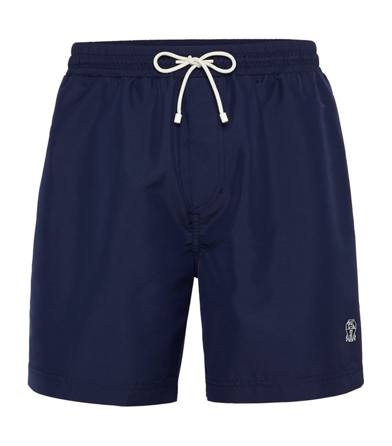 Brunello Cucinelli Brunello Cucinelli Logo Swim Shorts