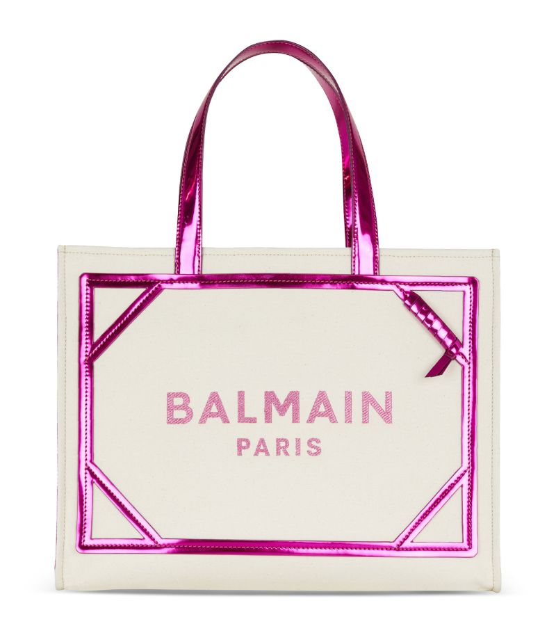 Balmain Balmain Metallic B-Army 42 Tote Bag