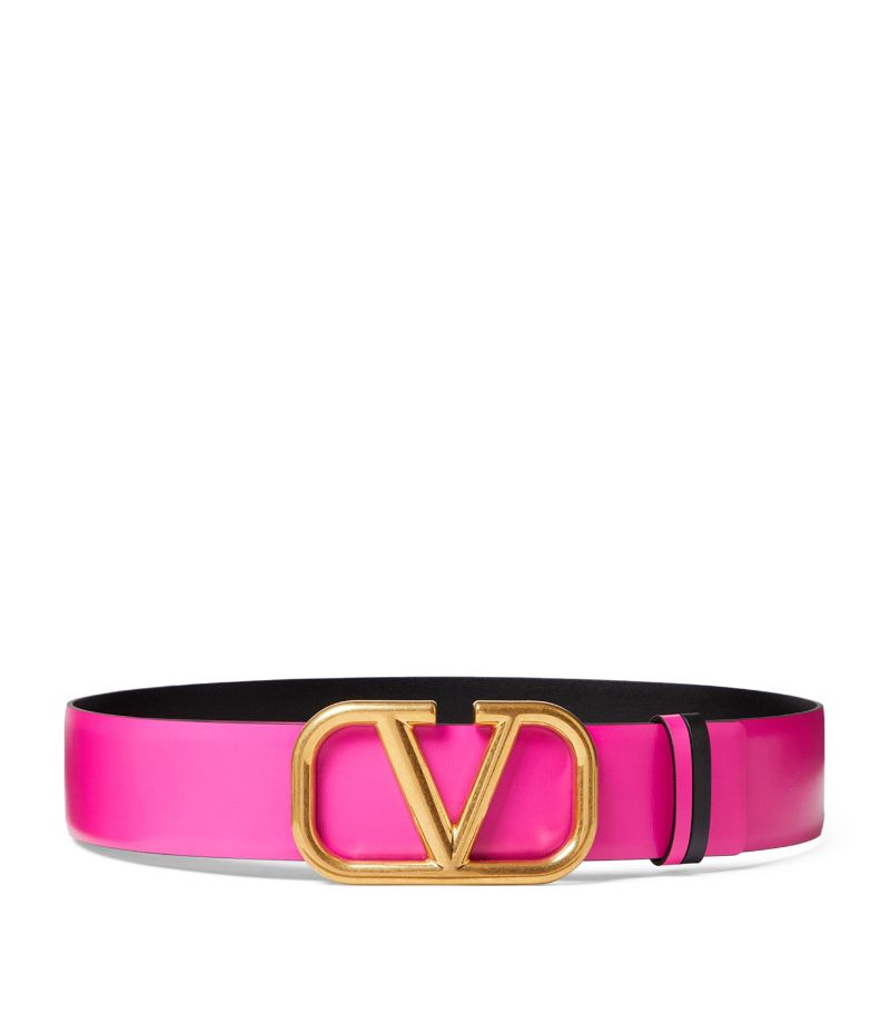 VALENTINO GARAVANI Valentino Garavani Leather Reversible VLOGO Signature Belt