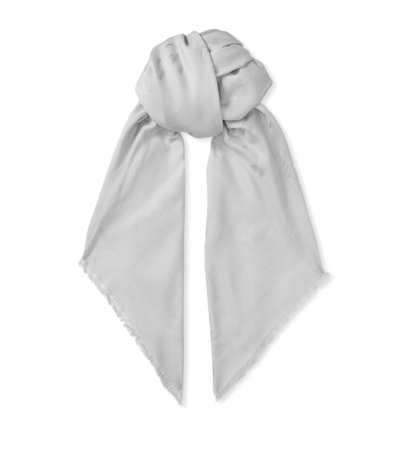 Jimmy Choo Jimmy Choo Wool-Silk Emani Scarf