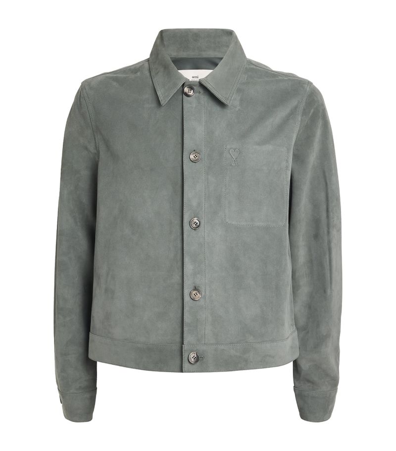 Ami Paris Ami Paris Suede Shirt Jacket