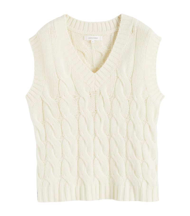 Chinti & Parker Chinti & Parker Wool-Cashmere Vera Sweater Vest