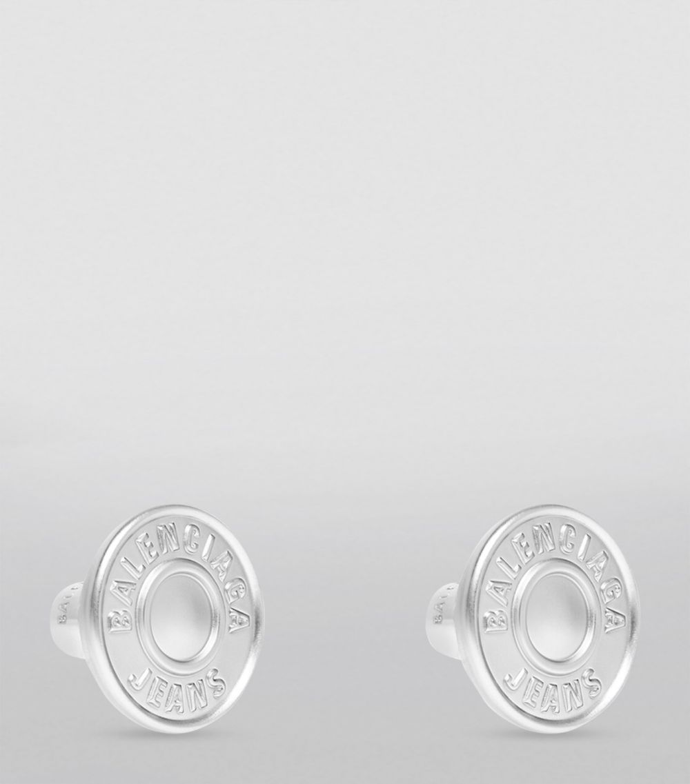 Balenciaga Balenciaga Jeans Stud Earrings