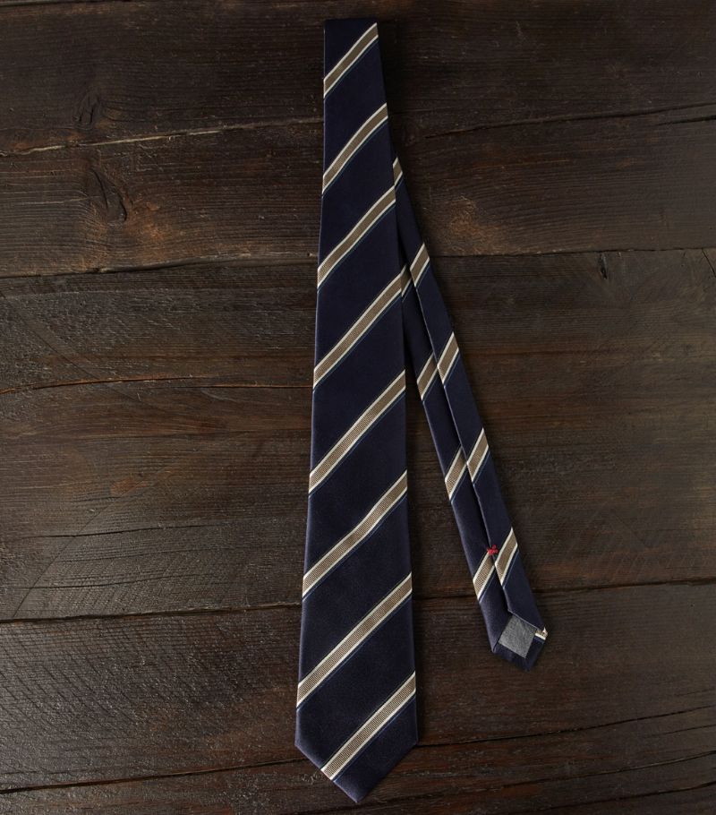 Brunello Cucinelli Brunello Cucinelli Silk Striped Tie