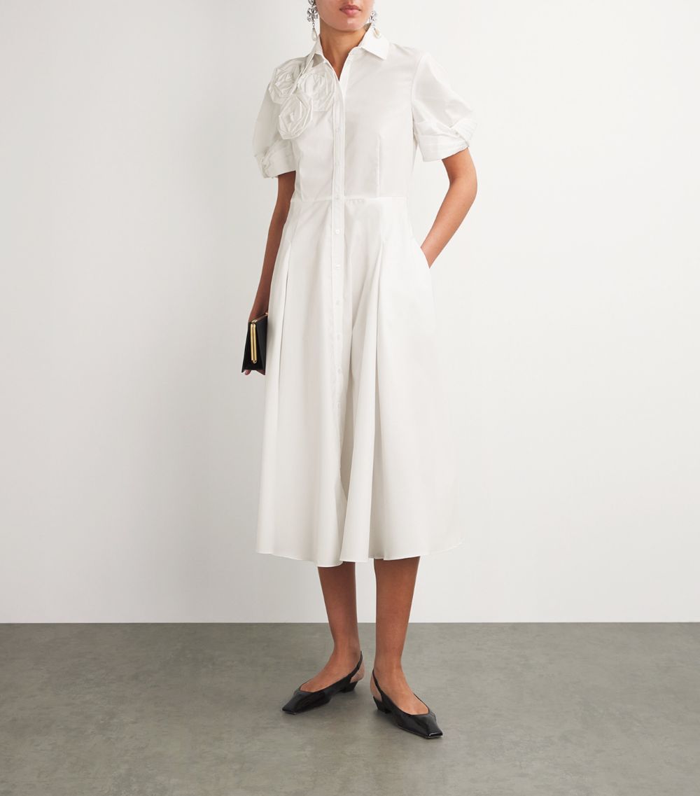 Erdem Erdem Corsage Shirt Midi Dress