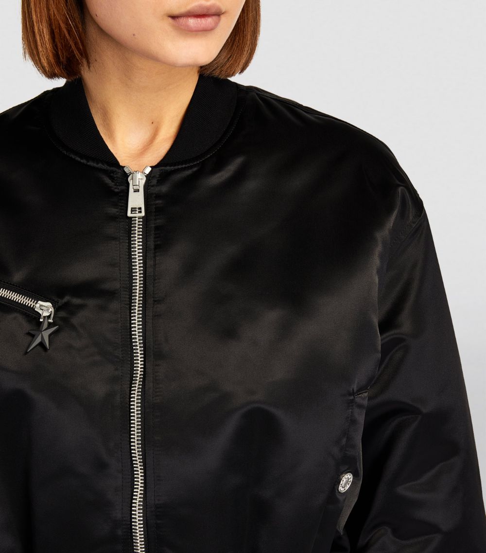 Mugler Mugler Satin Bomber Jacket