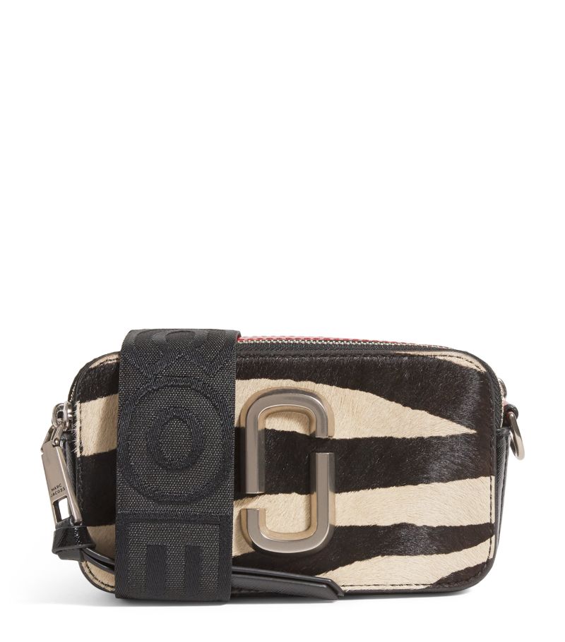 Marc Jacobs Marc Jacobs The Marc Jacobs Zebra Calfhair Snapshot Bag