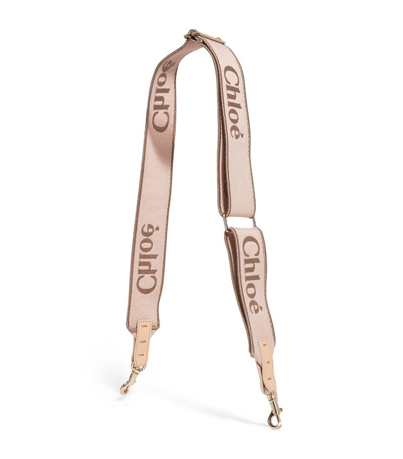 Chloé Chloé Logo-Embroidered Bag Strap