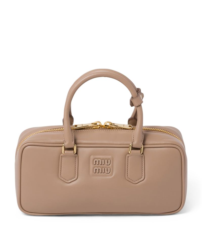 Miu Miu Miu Miu Small Nappa Leather Arcadie Top-Handle Bag