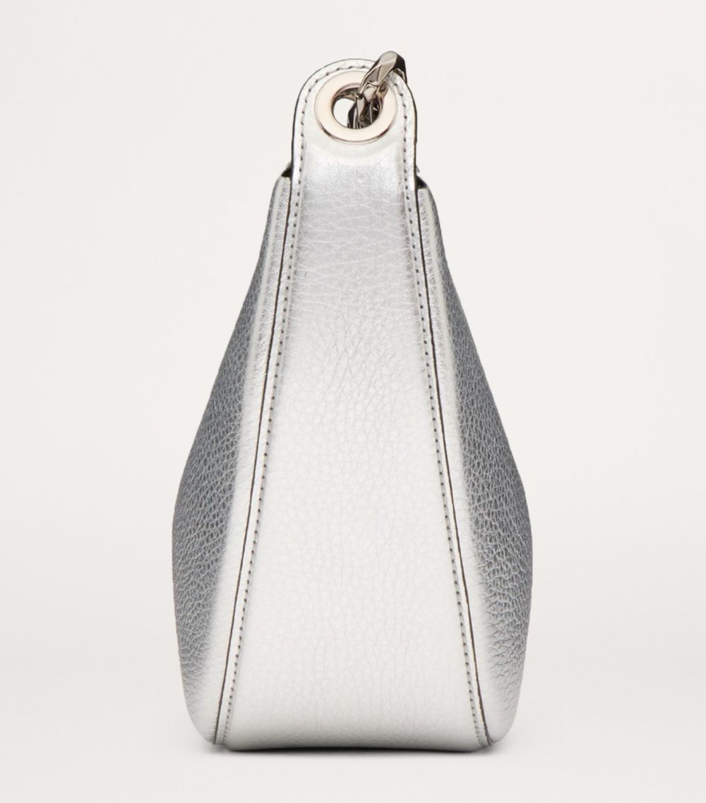 VALENTINO GARAVANI Valentino Garavani Mini Leather Vlogo Moon Shoulder Bag