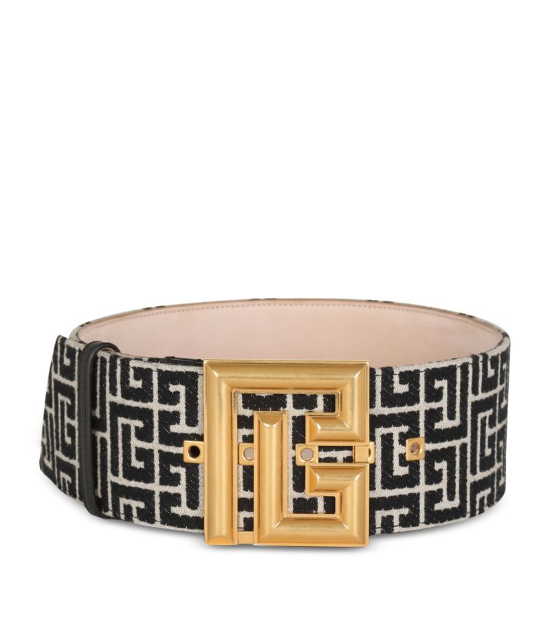 Balmain Balmain Monogram Jacquard Belt