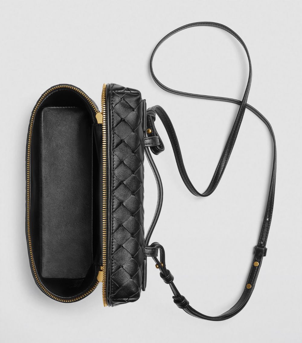 Bottega Veneta Bottega Veneta Leather Vanity Case Cross-Body Bag