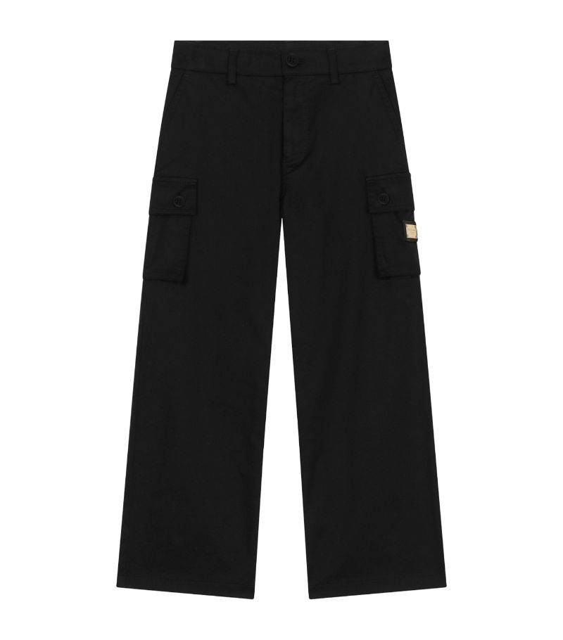 Dolce & Gabbana Dolce & Gabbana Kids Stretch Cotton Trousers (2-6 Years)