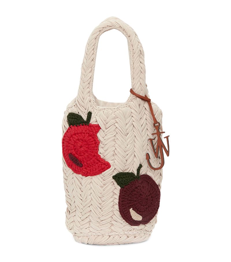 Jw Anderson Jw Anderson Knitted Apple Tote Bag