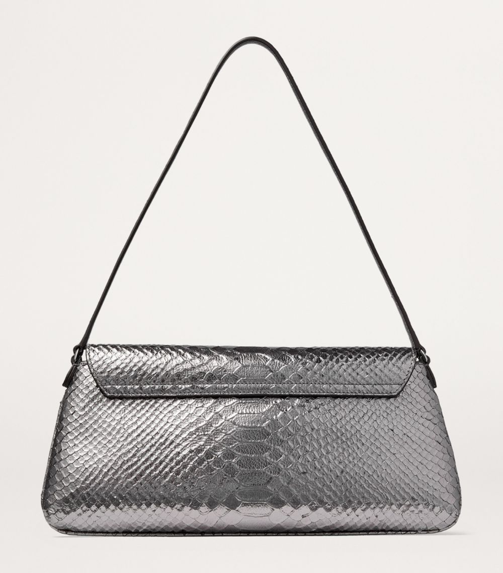 Jimmy Choo Jimmy Choo Snake Print Diamond Shoulder Bag