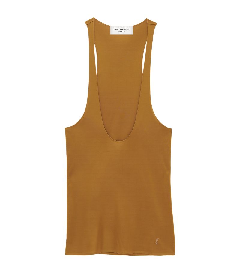 Saint Laurent Saint Laurent Rib-Knit Tank Top