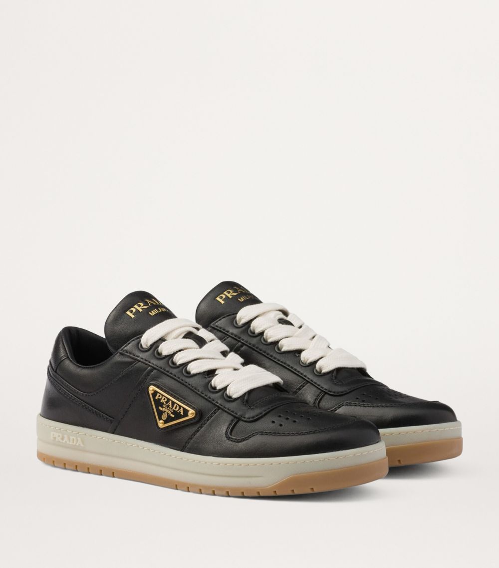 Prada Prada Leather Downtown Sneakers