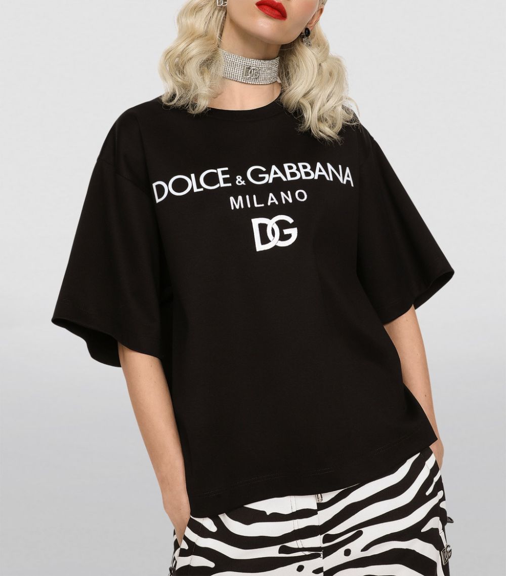 Dolce & Gabbana Dolce & Gabbana Oversized Logo T-Shirt