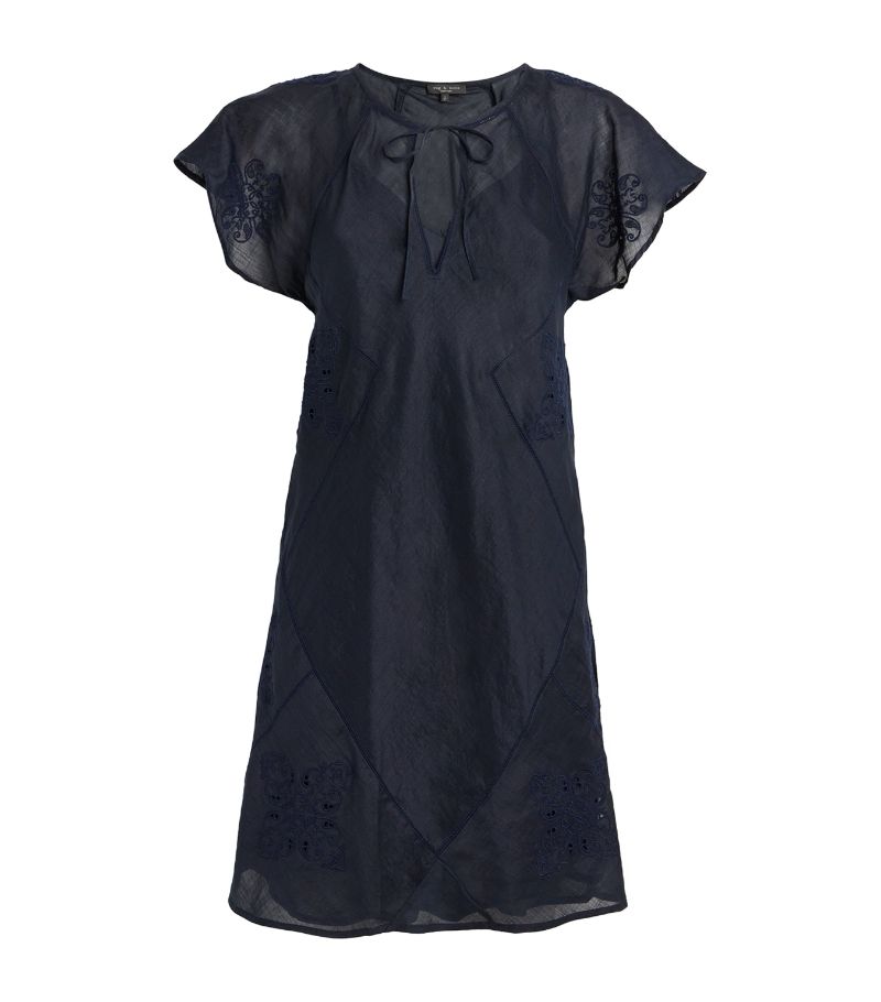 Rag & Bone Rag & Bone Embroidered Delancy Mini Dress