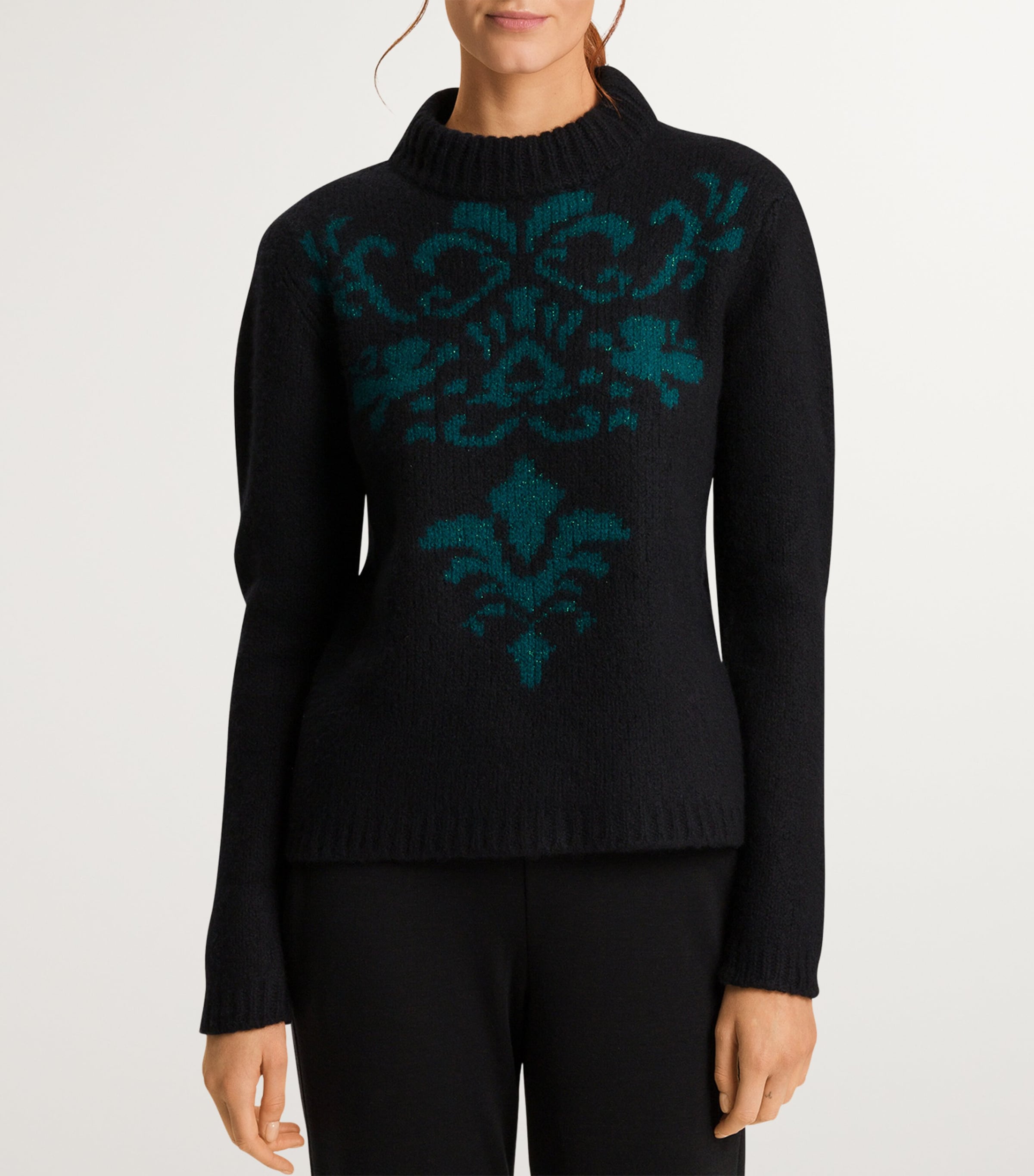 Hanro Hanro Merino-Cashmere Intarsia Marlene Sweater