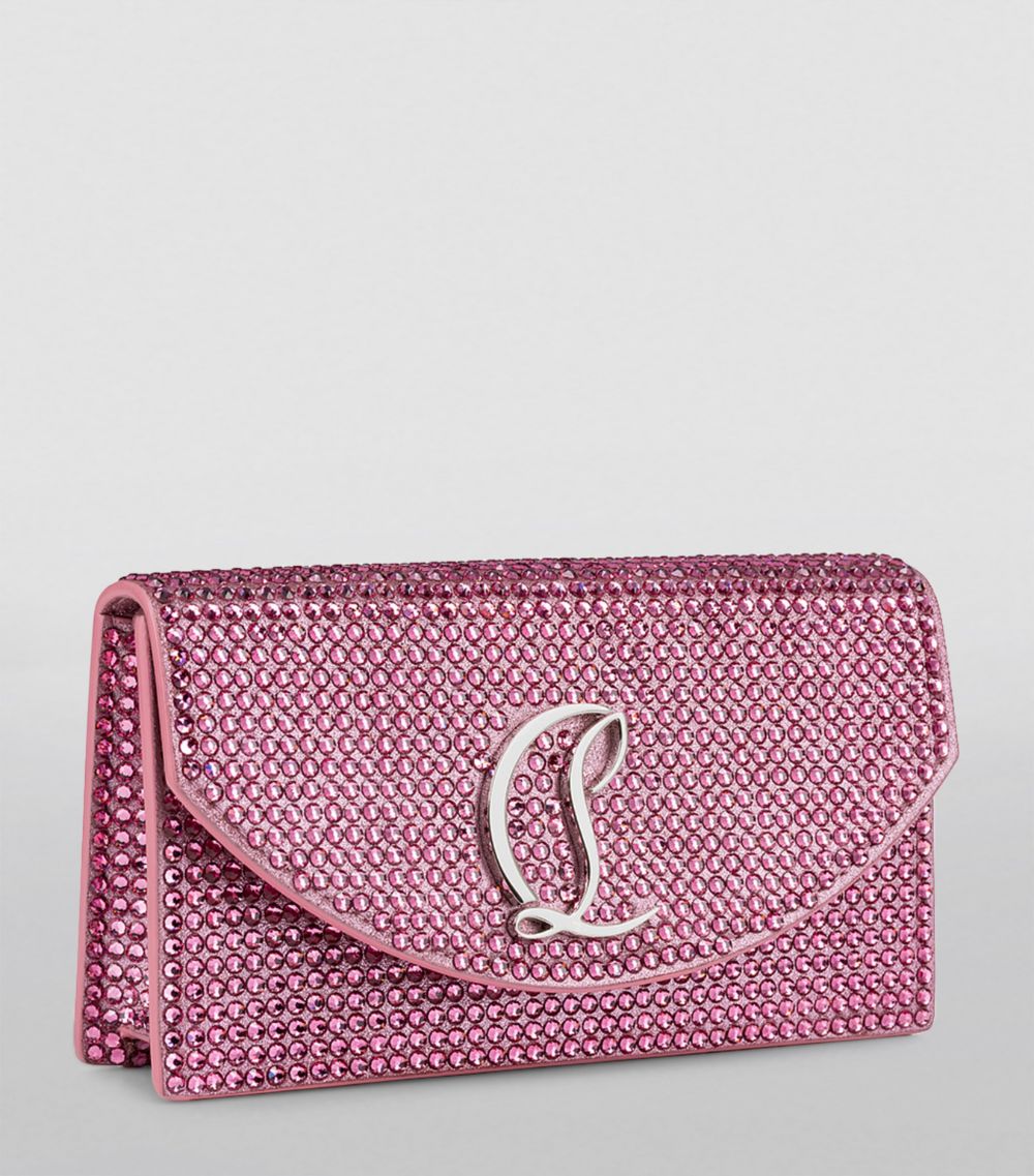 Christian Louboutin Christian Louboutin Loubi54 Crystal-Embellished Clutch Bag