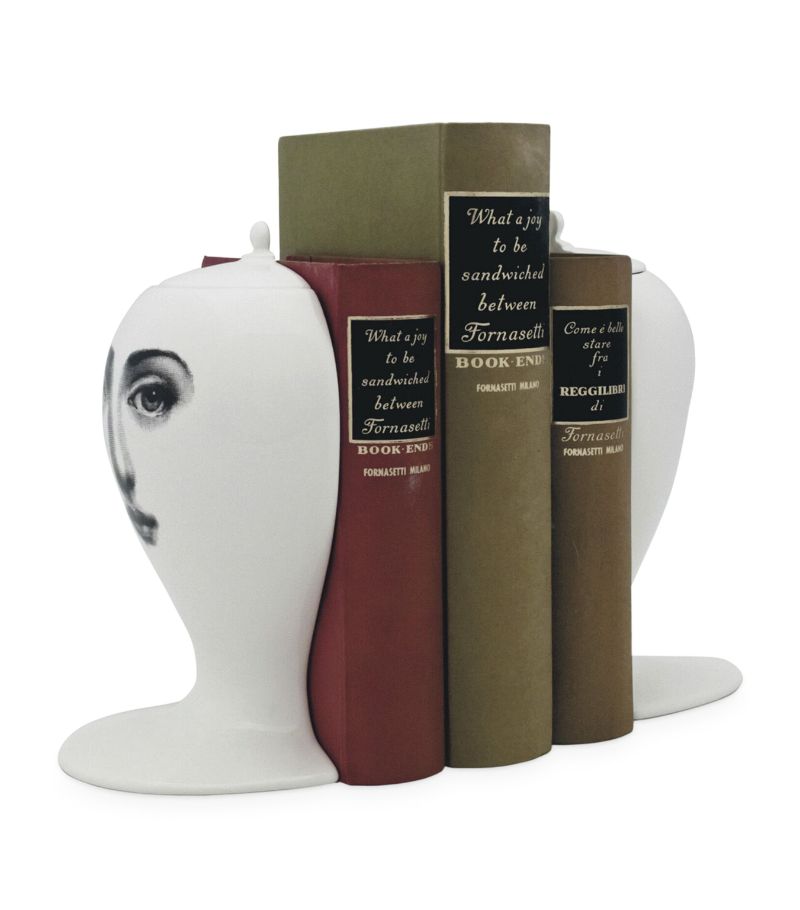 Fornasetti Fornasetti Porcelain Bookends