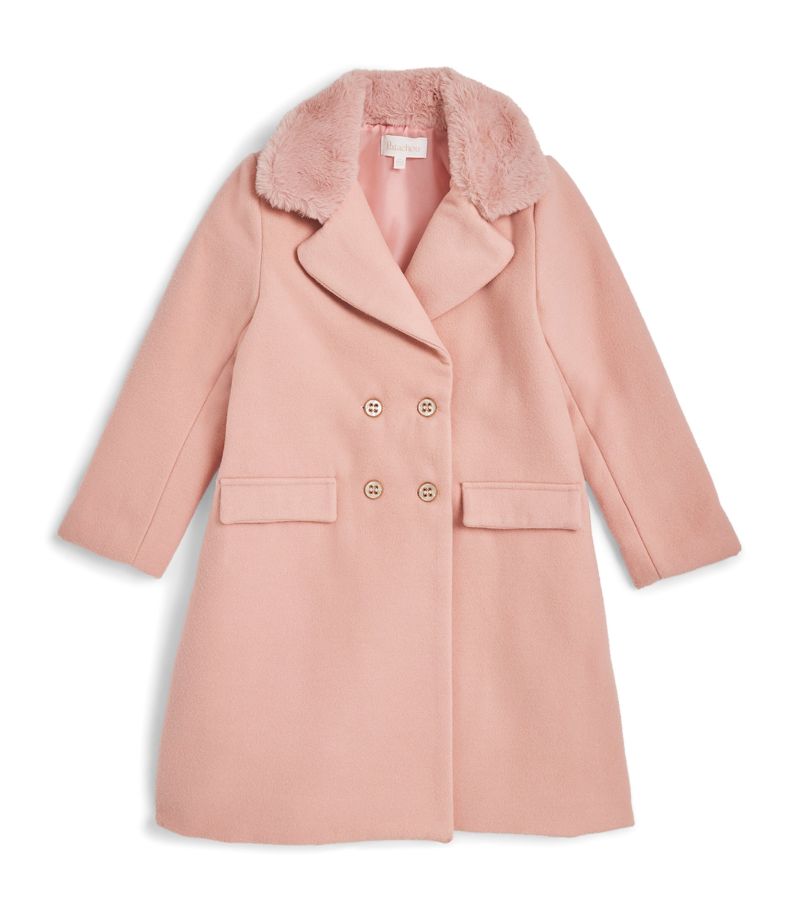 Patachou Patachou Faux Fur-Collar Coat (3-12 Years)