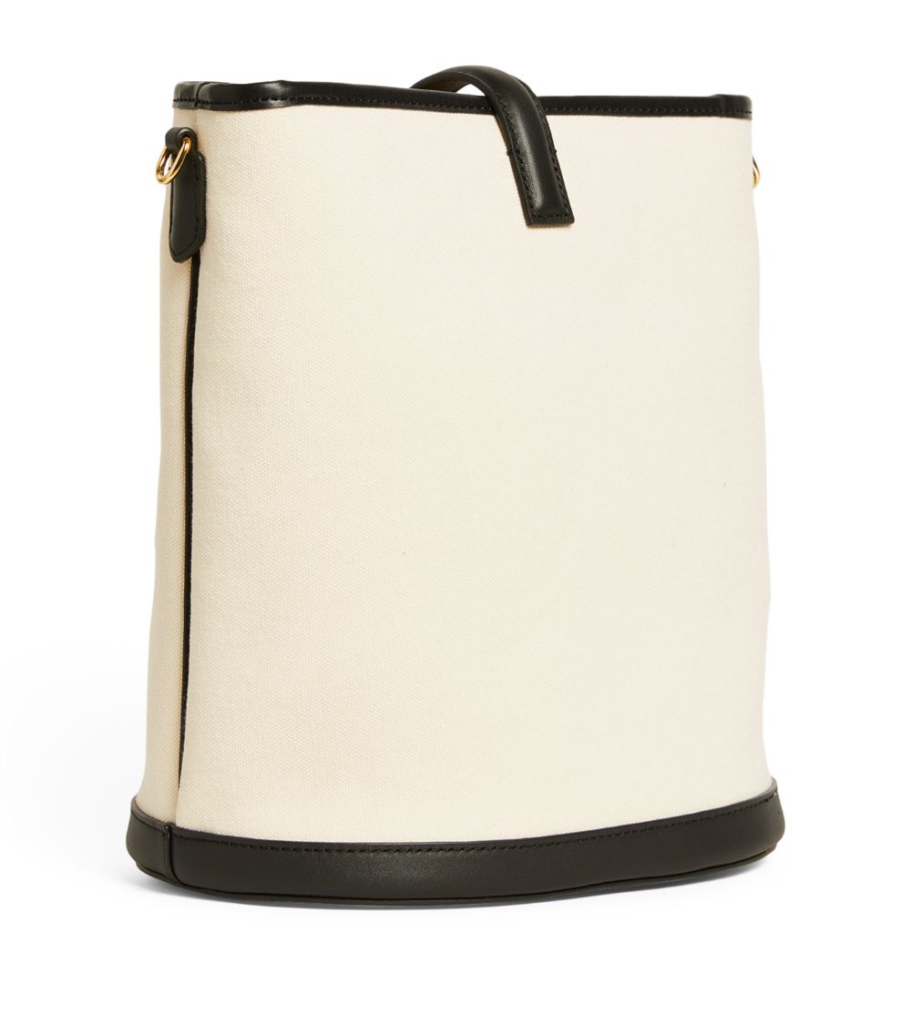 Weekend Max Mara Weekend Max Mara Canvas-Leather Bucket Bag