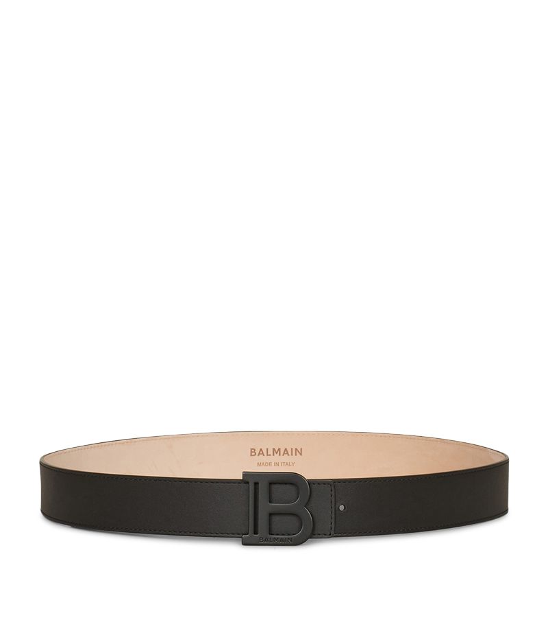 Balmain Balmain Leather B-Buckle Belt