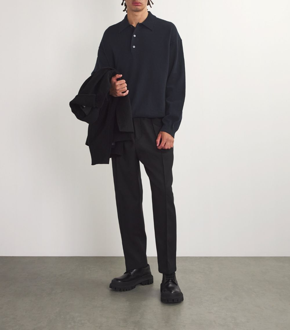 Studio Nicholson Studio Nicholson Lambswool Polo Shirt