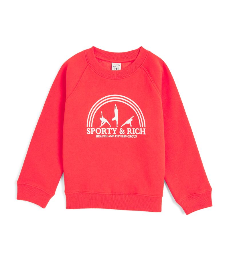 Sporty & Rich Kids Sporty & Rich Kids Cotton Fitness Group Sweatshirt (2-12 Years)