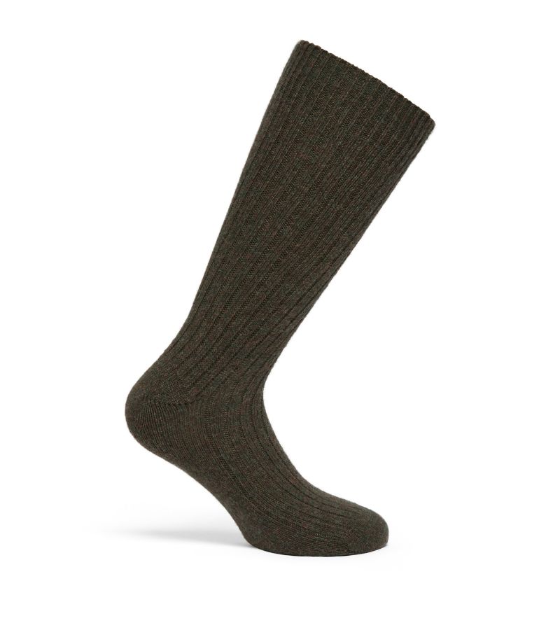 zegna Zegna Cashmere-Blend Socks