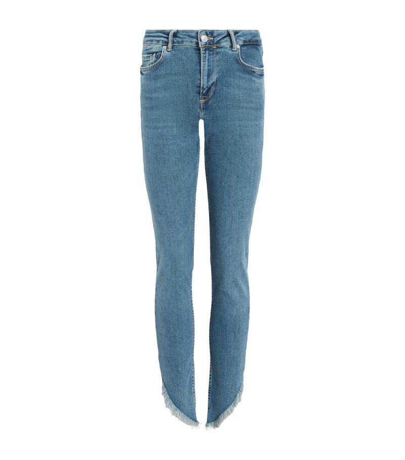 Allsaints Allsaints Asymmetric-Hem Dax Skinny Jeans