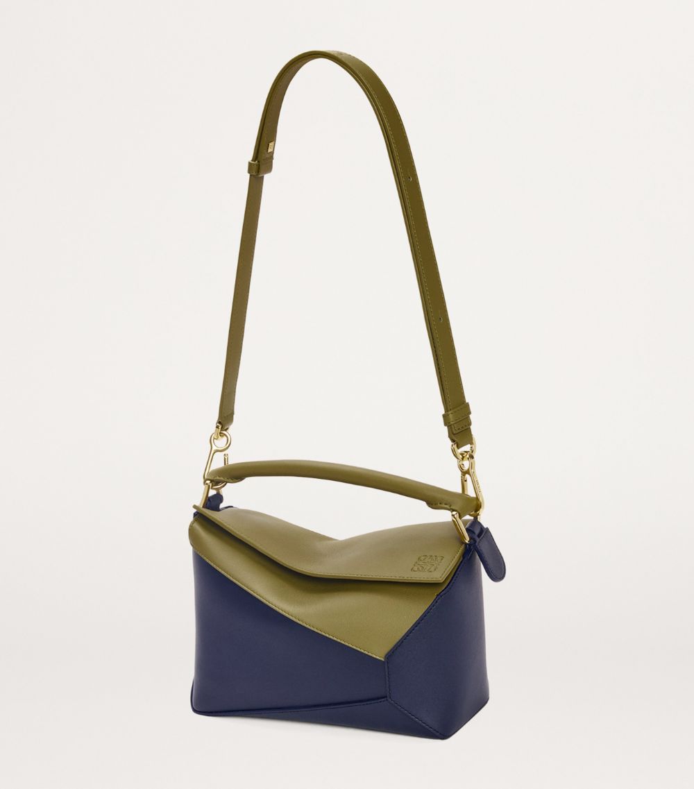 Loewe Loewe Small Leather Puzzle Edge Top-Handle Bag