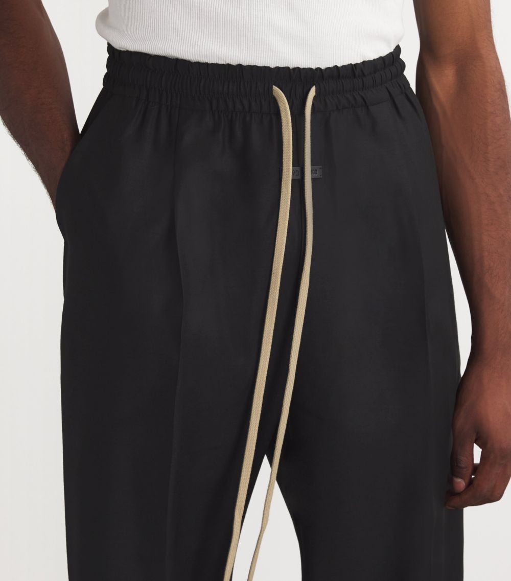 Fear Of God Fear Of God Wool-Silk Wide-Leg Trousers