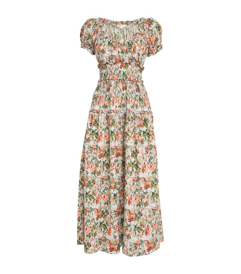 Dôen Dôen Calico Garden Leanne Maxi Dress