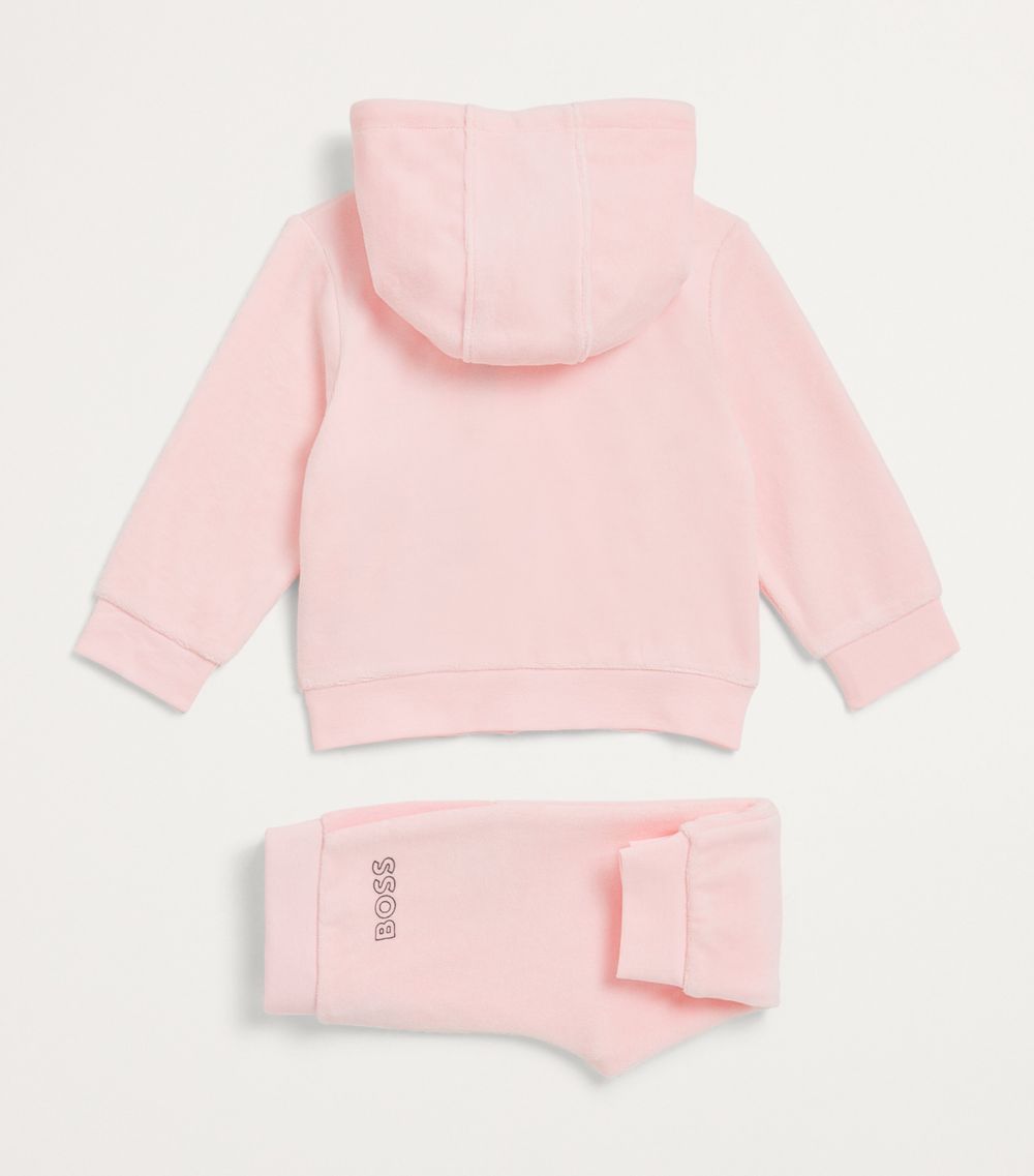 Boss Kidswear Boss Kidswear Cotton Logo Tracksuit (1-18 Months)