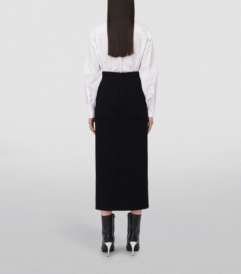 Alexander McQueen Alexander Mcqueen Wool-Blend Pencil Skirt