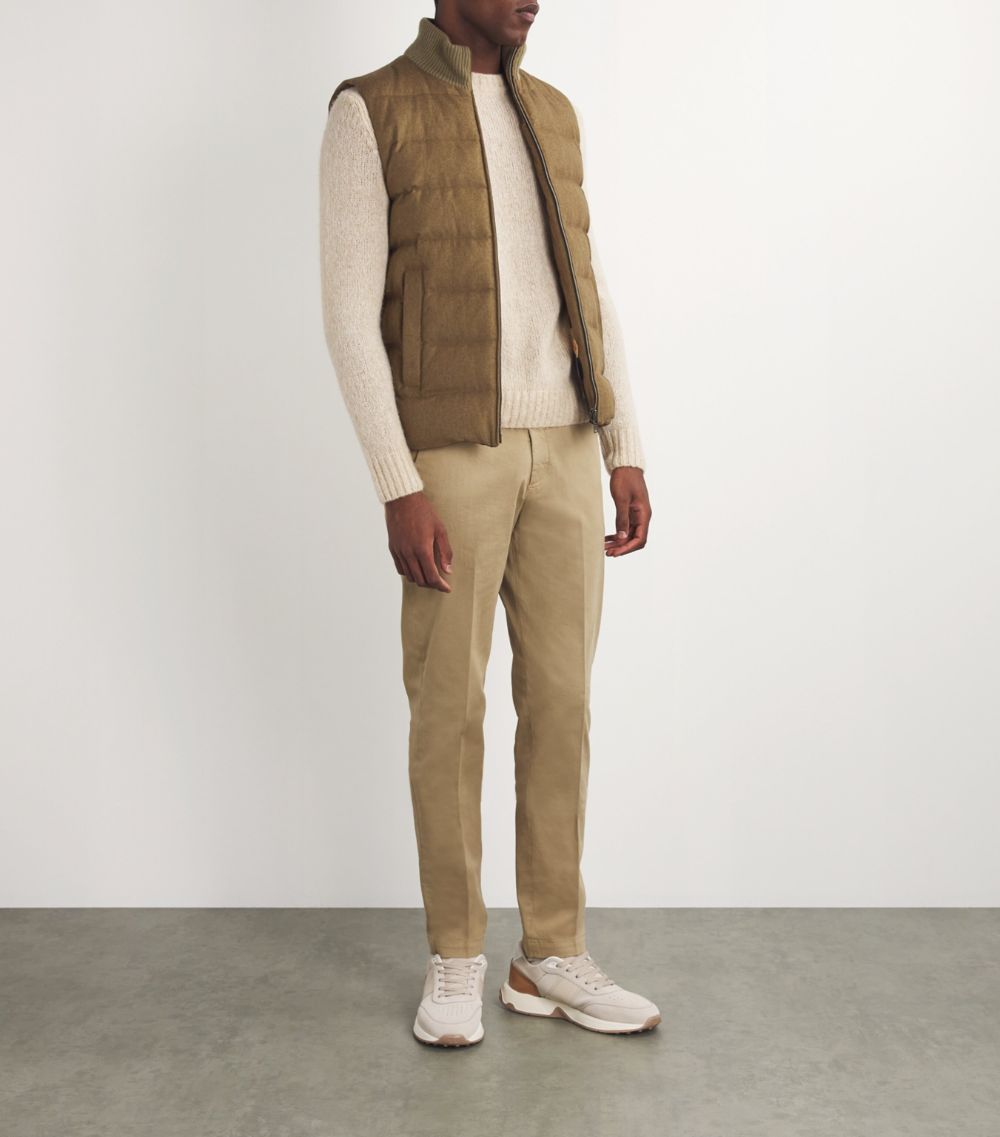 Herno Herno Silk-Cashmere Down-Padded Water-Resistant Gilet