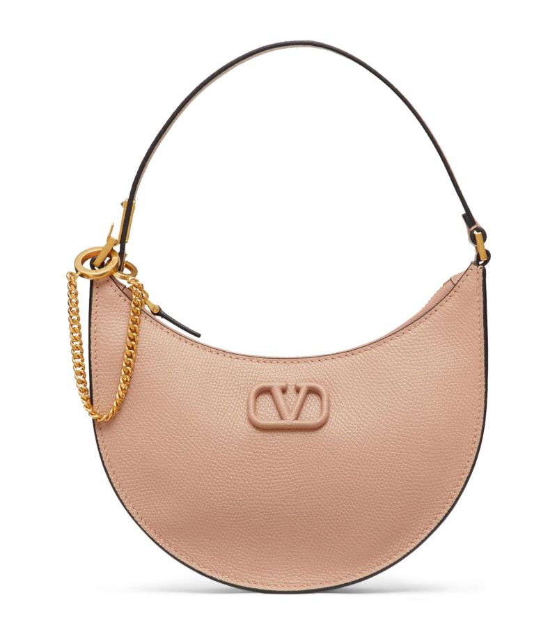 VALENTINO GARAVANI Valentino Garavani Mini Calf Leather Vlogo Signature Shoulder Bag